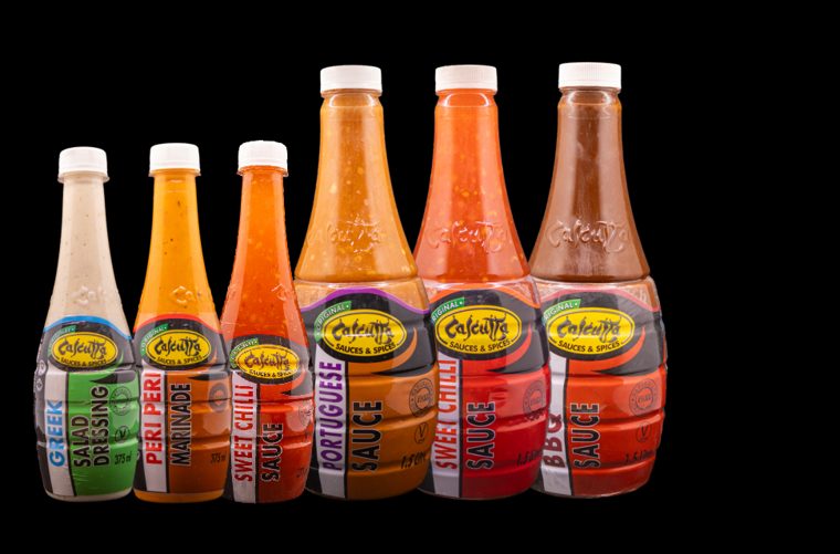 Calcutta sauce bottles